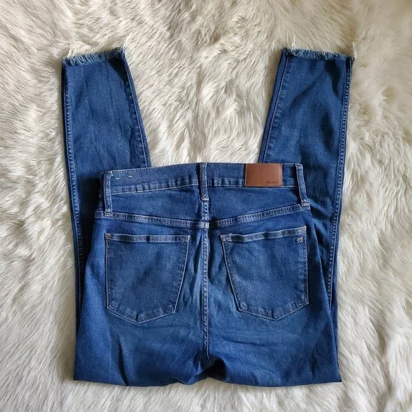 Madewell 10 High-Rise Skinny Jeans in Brockton Wash Size 28 EUC